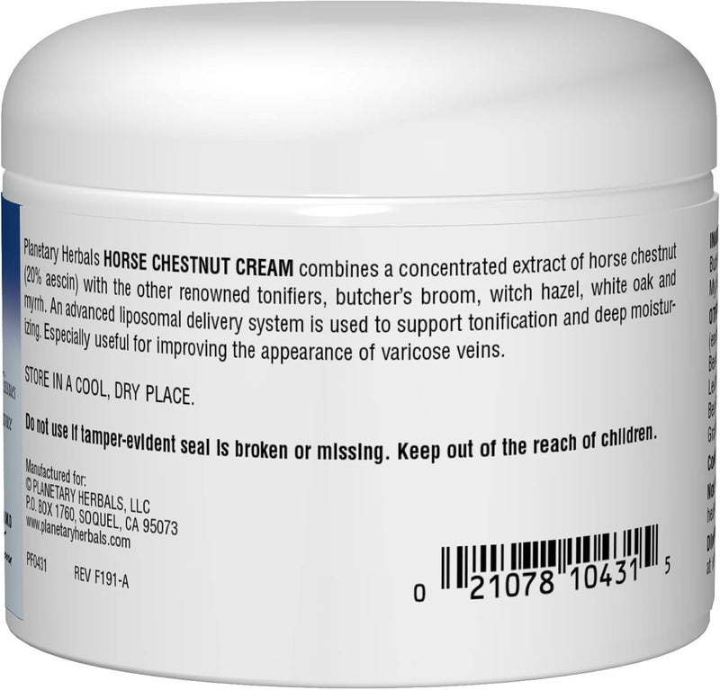 Planetary Herbals Horse Chestnut Cream - 2oz (56.7g) for Vein Appearance and Tissue Tonification - Image 3
